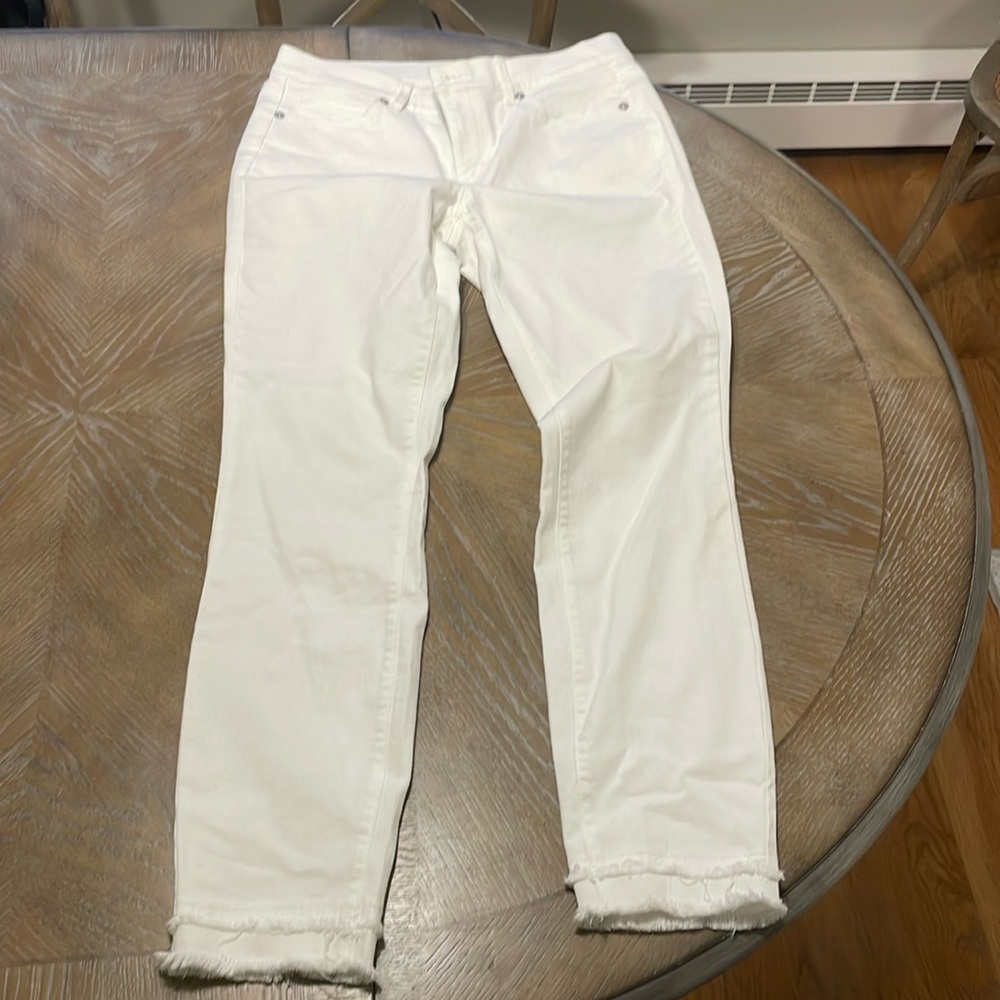 Loft white jeans